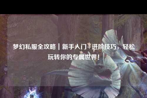 梦幻私服全攻略｜新手入门+进阶技巧，轻松玩转你的专属世界！